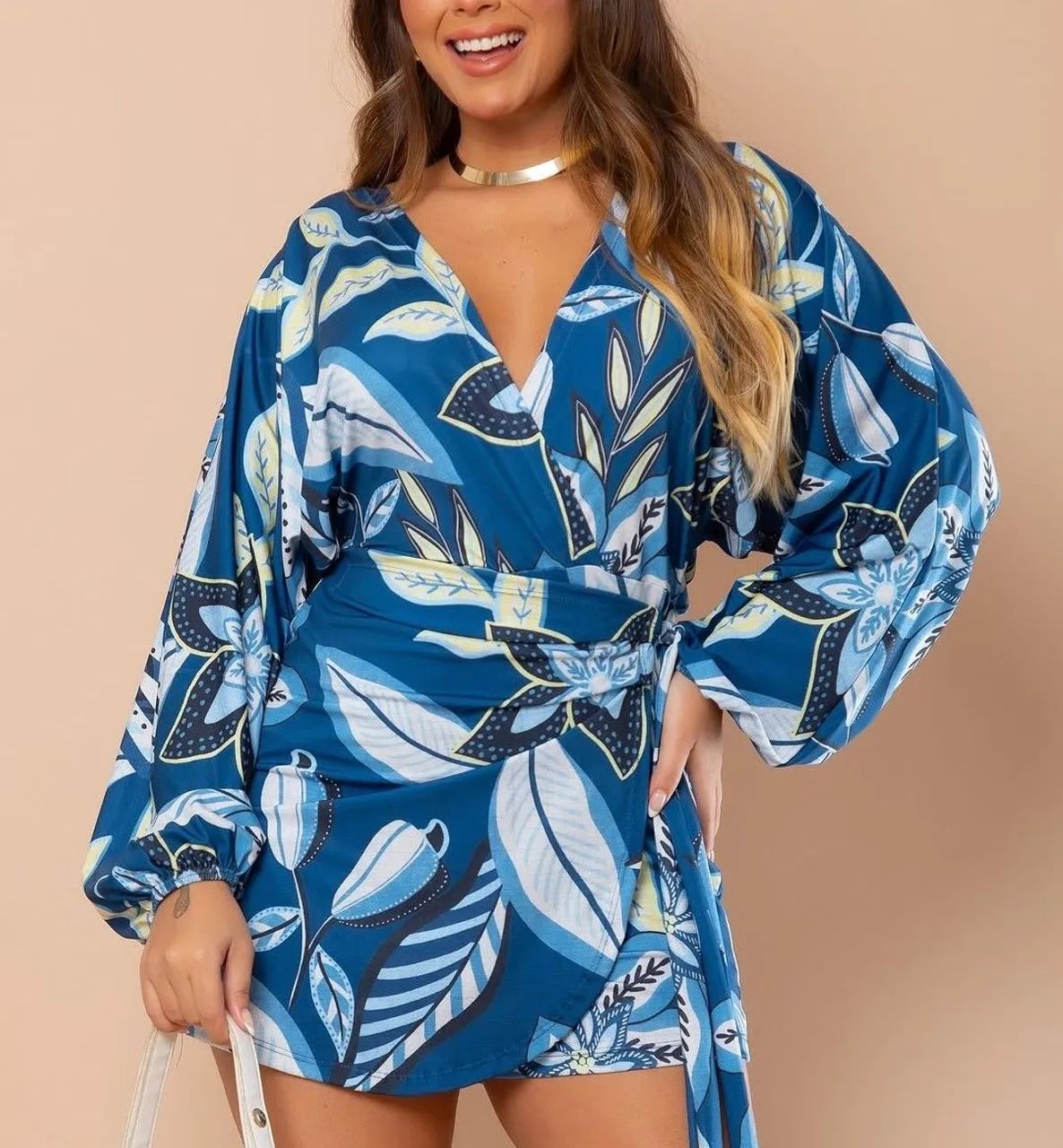 Macaquinho feminino estampado 