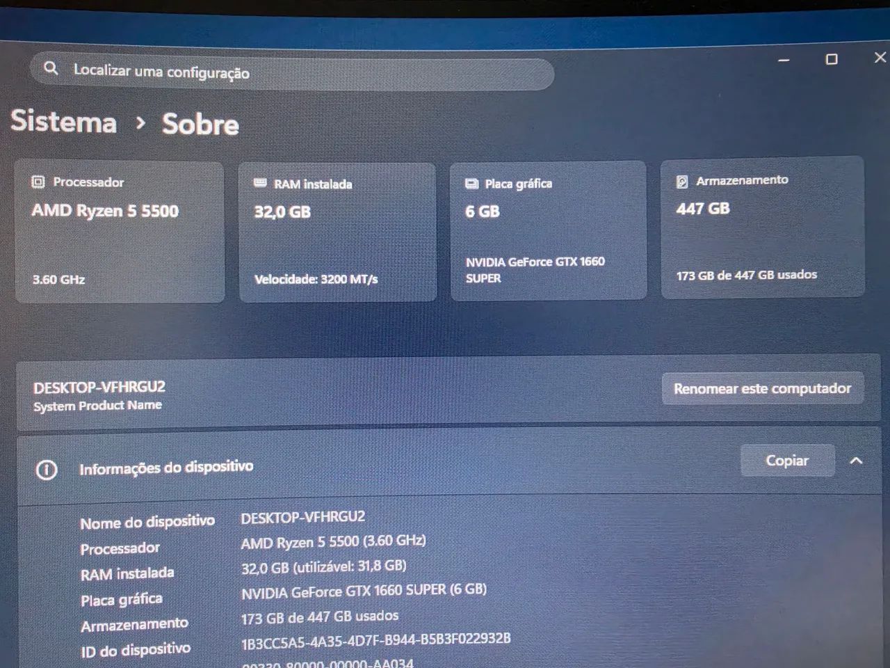 PC GAMER RYZEN 5 COM 32GB DE RAM - Foto 4