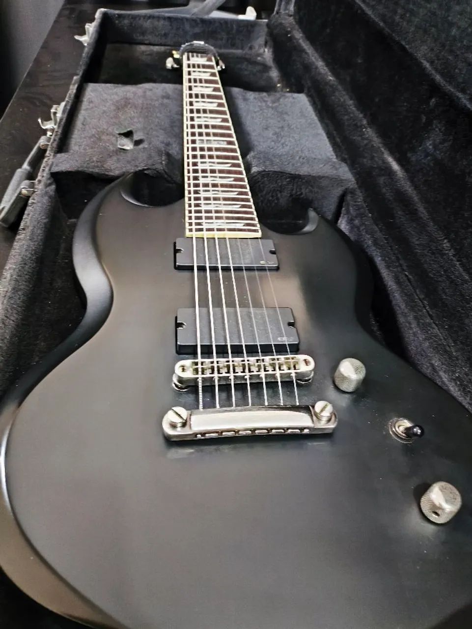ESP LTD Viper?417 7 Cordas | EMG + MOD 18V + Hard Case | RARA