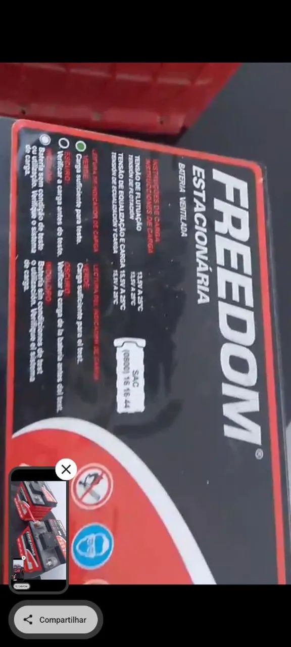 2 Baterias Freedom DF500 - Foto 2