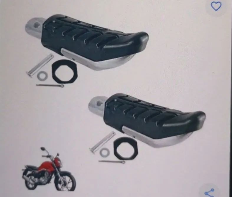 Pedaleira pra qualquer tipo moto