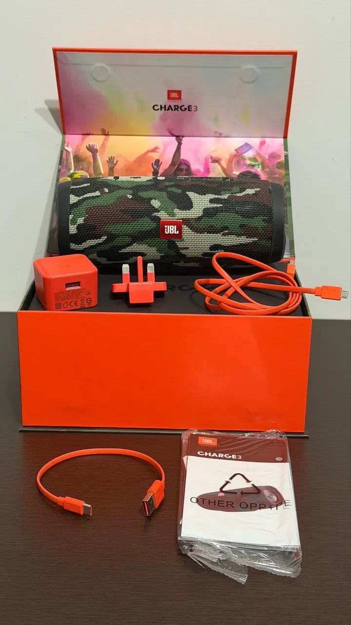 Caixa de Som Bluetooth JBL Charge 3 - Foto 3