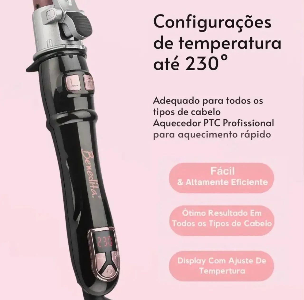 MODELADOR CACHOS AUTOMÁTICO BIVOLT  - Foto 2