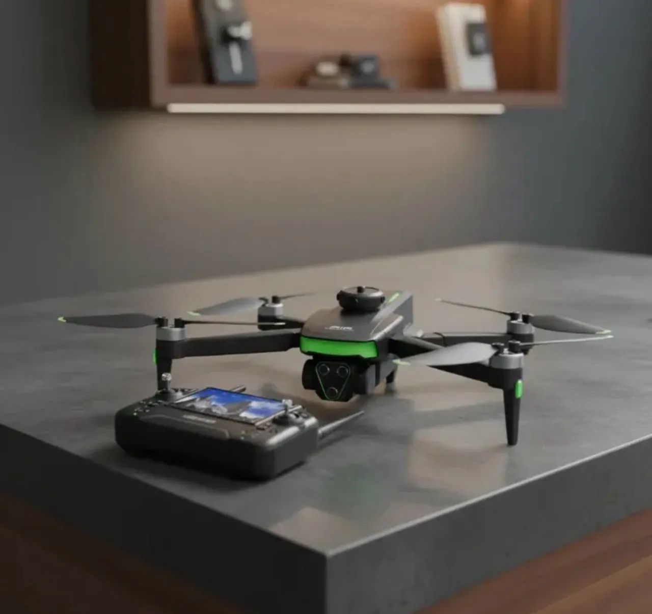 Drone Dif Fp-l990 com câmera 4k e controle  - Foto 3