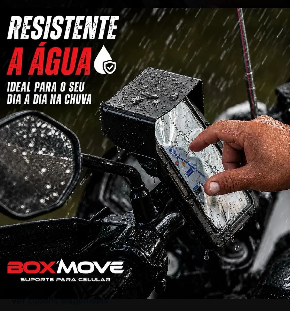 Box move Suporte Celular Moto BOX MOVE - Foto 4