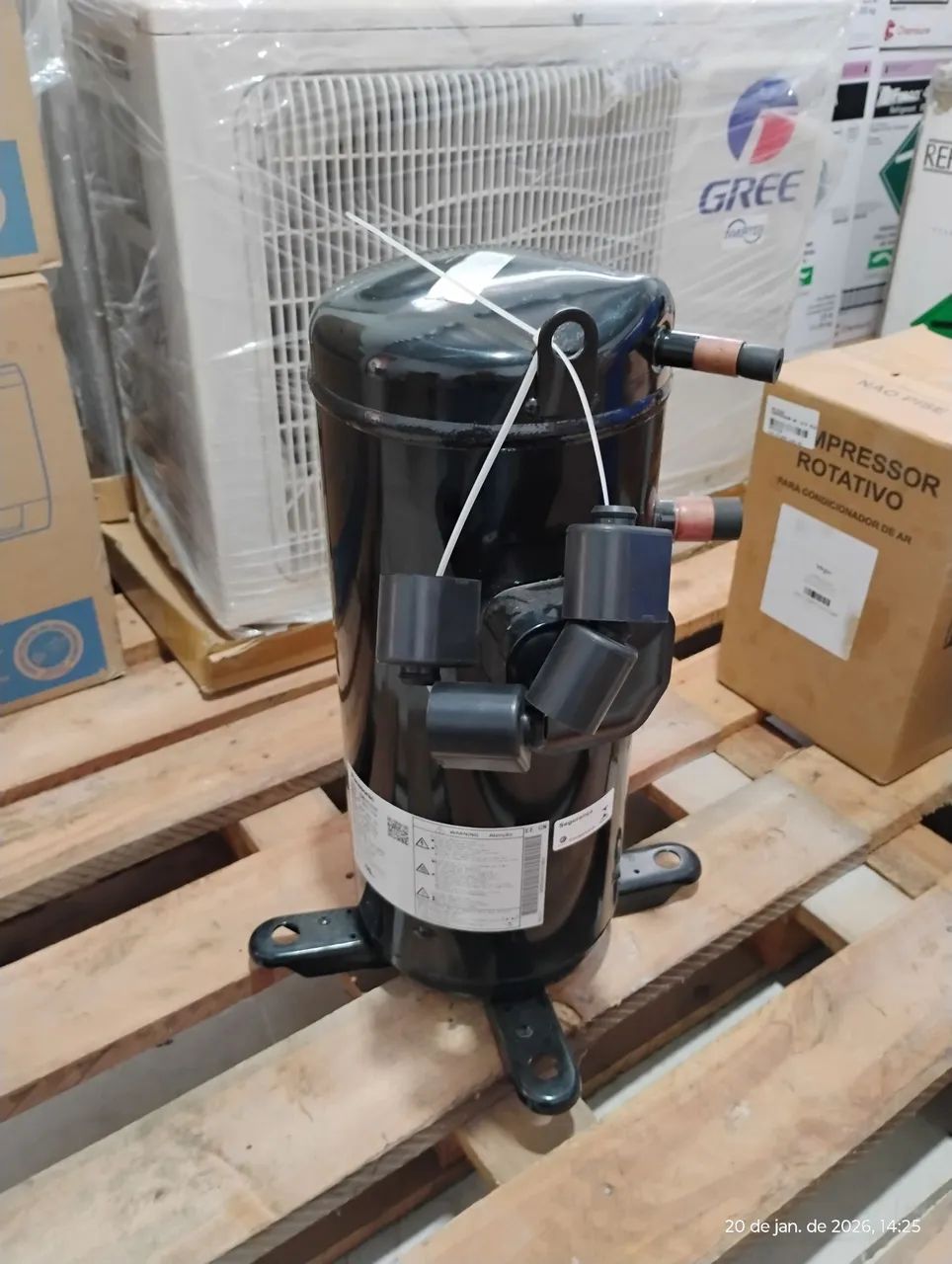 COMPRESSOR SCROLL PANASONIC C-SB371H6A R22 220v - Foto 3