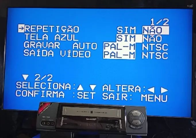 Vídeo Cassete Sharp VC1899 7 Cabeças - Foto 3