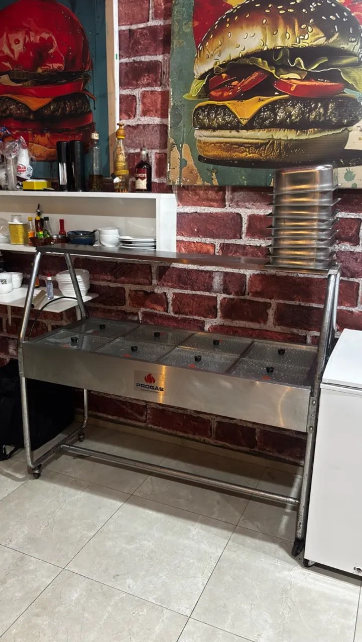 Buffet térmico 8 Cubas richô