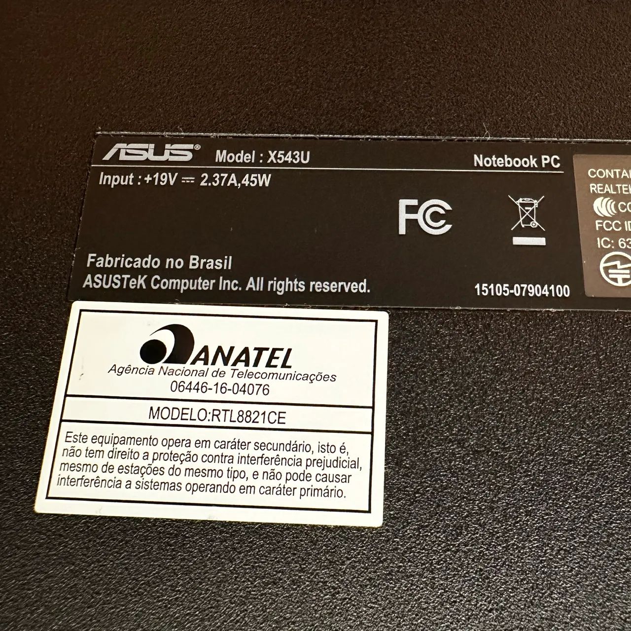 Notebook Asus X543U - Foto 4