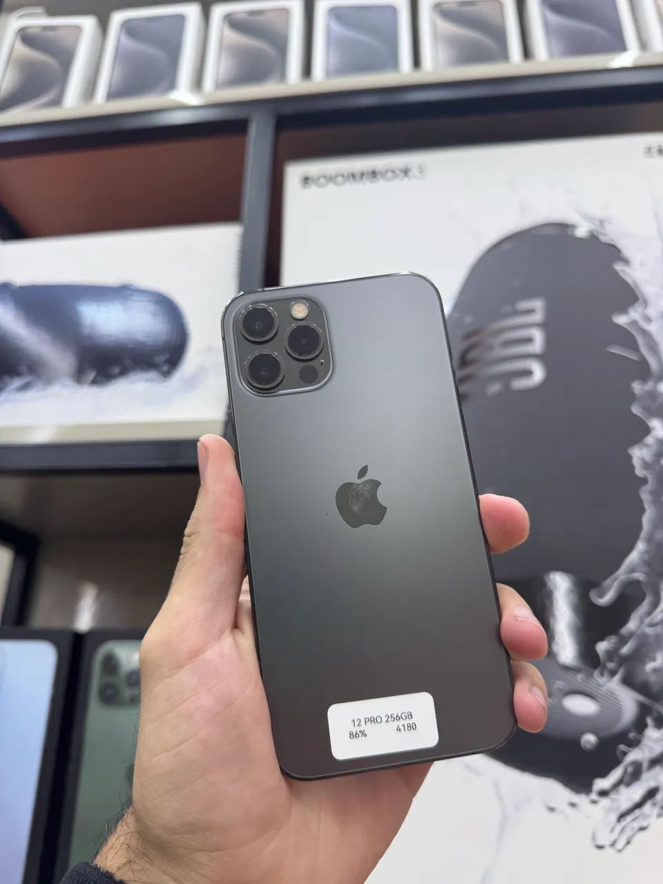 IPHONE 12 PRO 256GB GRAFITE SEMI NOVO PROMOÇÃO - Celulares e