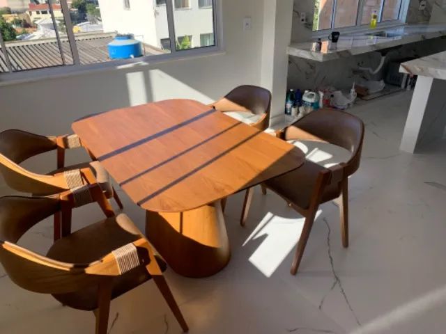 Conjunto de Jantar mesa + cadeira  - Foto 2