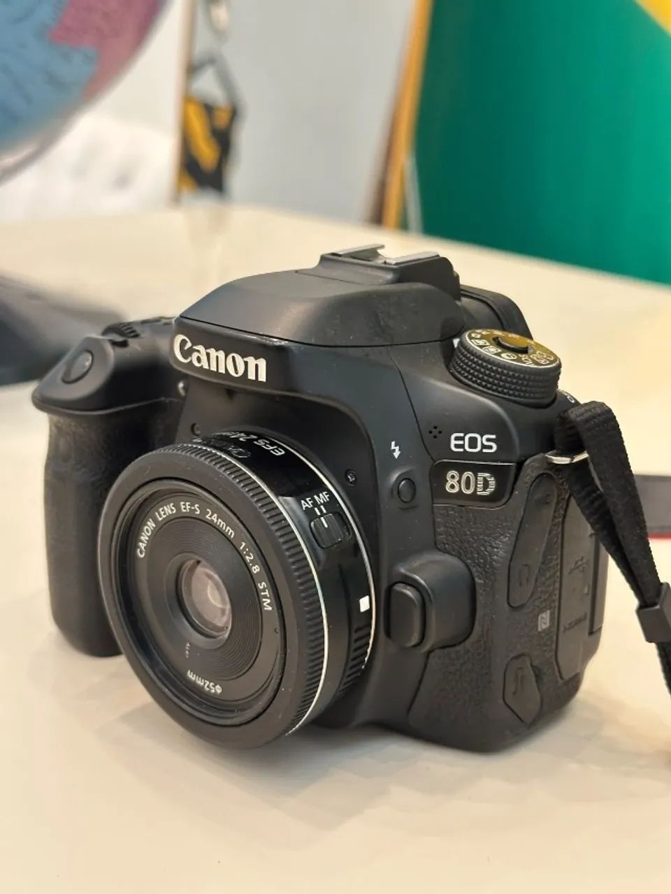 Camera Canon 80D com lente 24mm - Foto 3