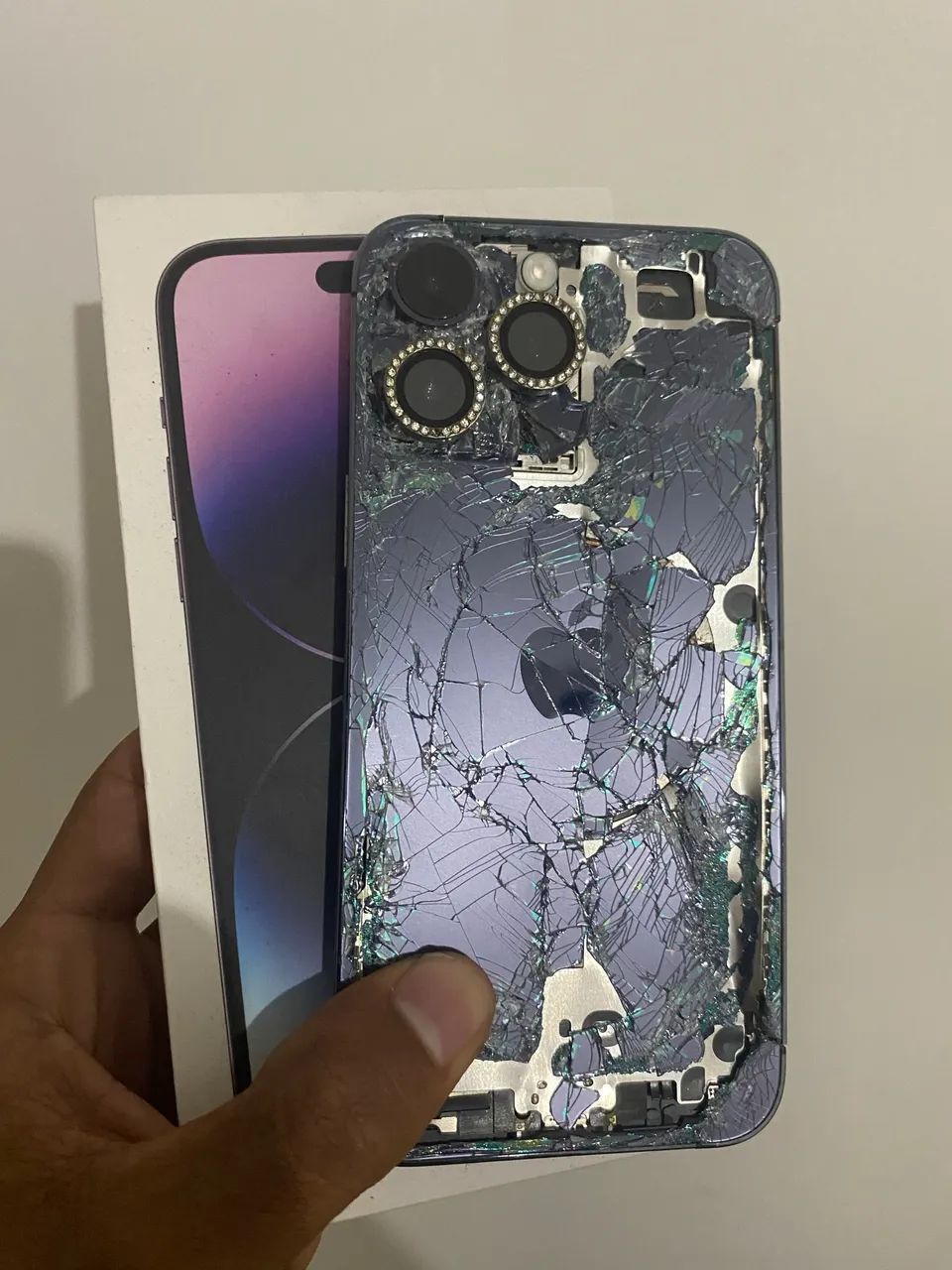 iPhone 14 Pro Max para peças com caixa 