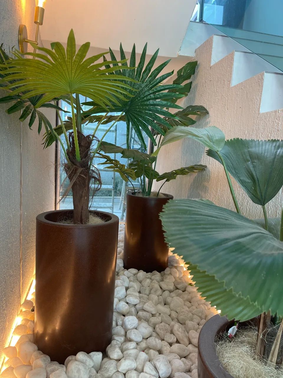 Vasos com planta artificial  - Foto 4
