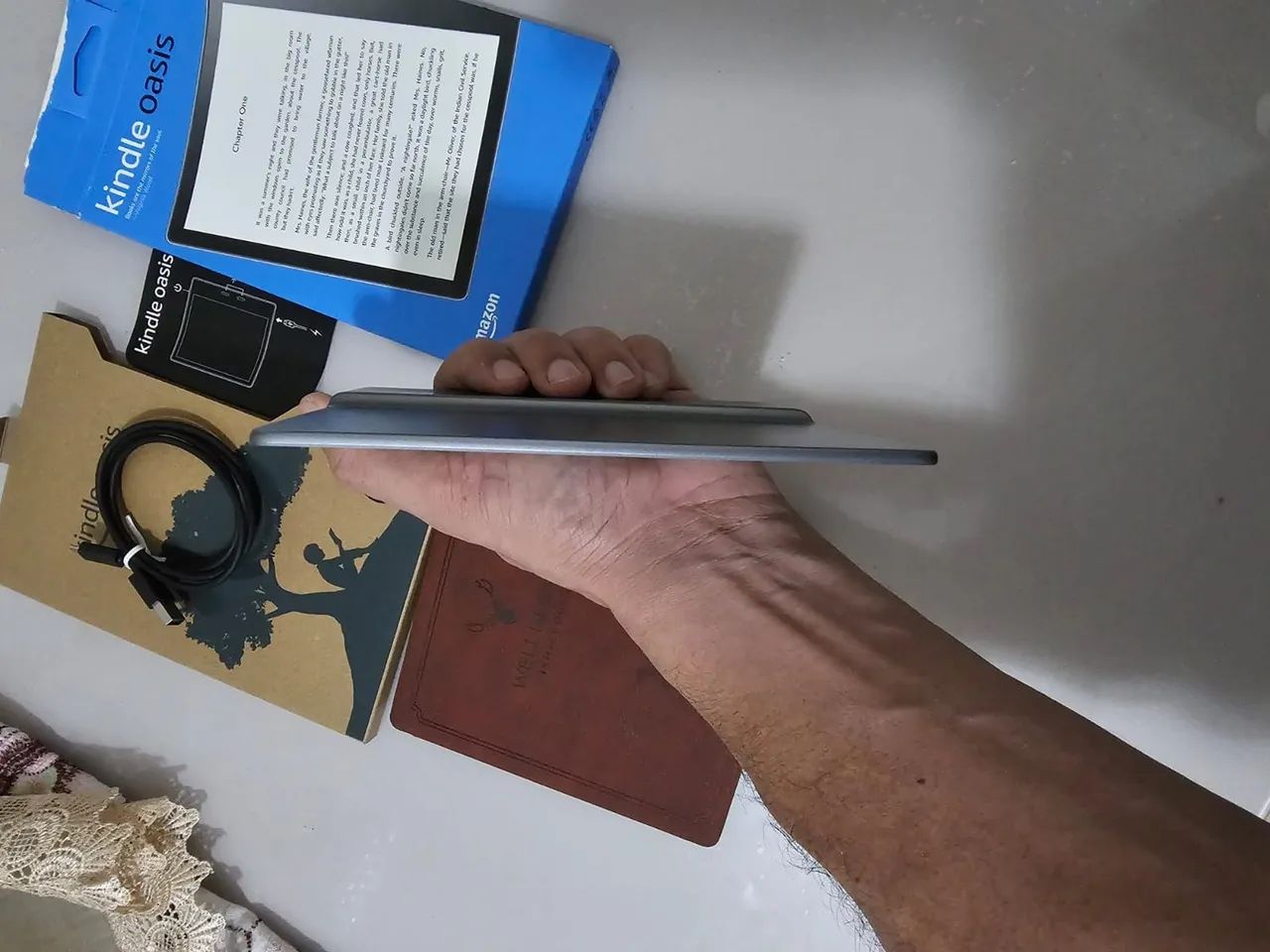 Kindle Oasis 7" + capa premium - Foto 4
