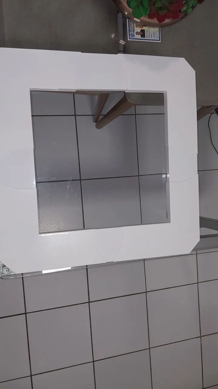 Moldura para ar condicionado regulável Branca - Foto 2