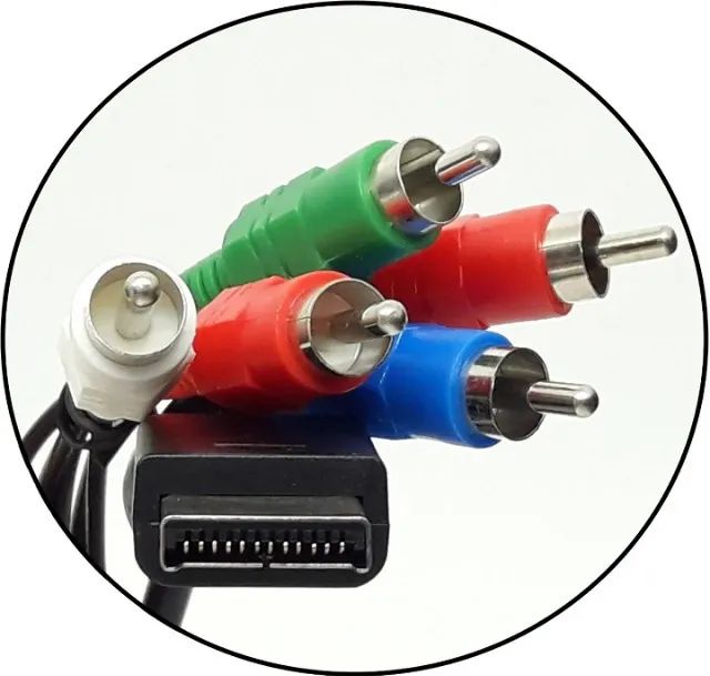 Cabo De Vídeo Componente Ps2 e PS3  - Foto 4