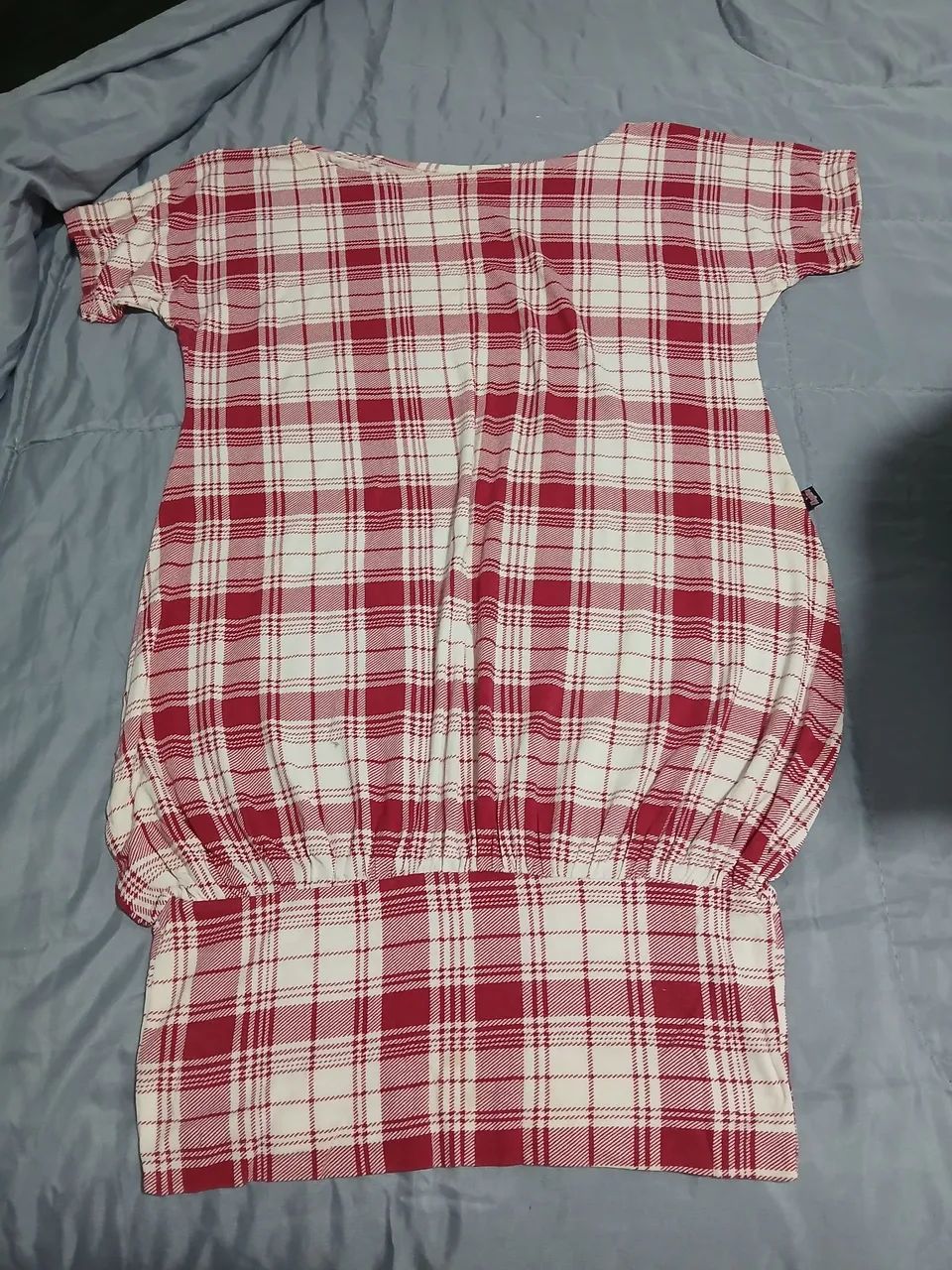 Vestido xadrez curto