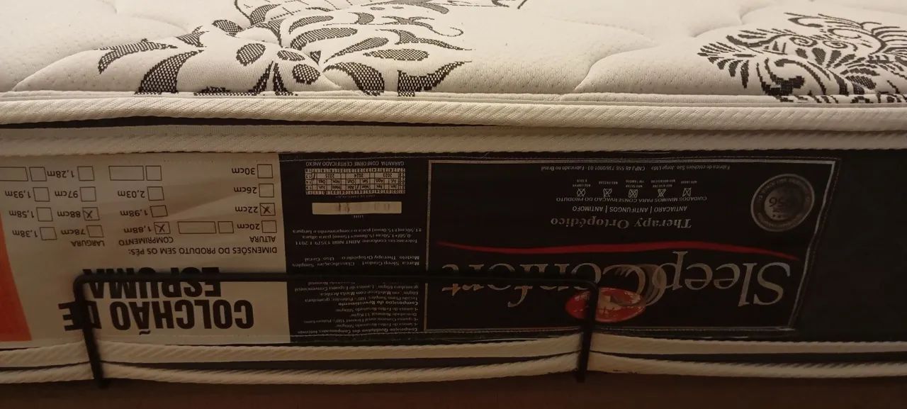 Cama box baú + Colchão de solteiro  - Foto 3