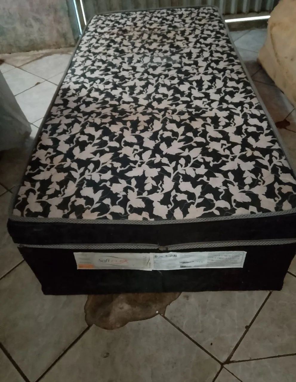 Cama box solteiro nova de espuma  - Foto 2