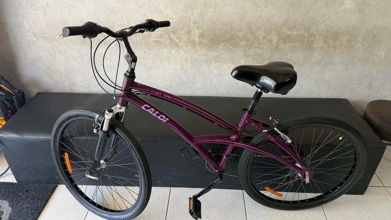 Bicicleta Caloi 500 aro 26 usada  - Foto 5