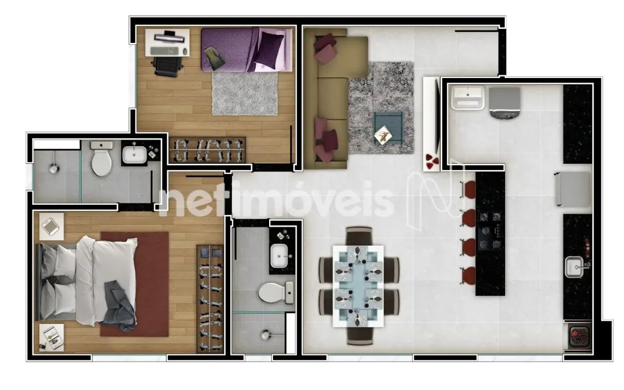Venda Apartamento 2 quartos Caiçaras Belo Horizonte - Foto 4