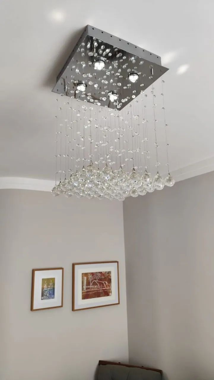 Lustre pendente de cristal  - Foto 3