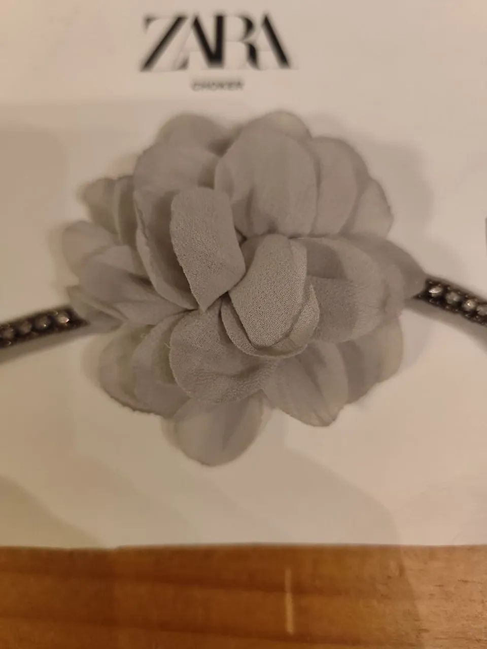 Choker Zara cinza nova estilo boho - Foto 4