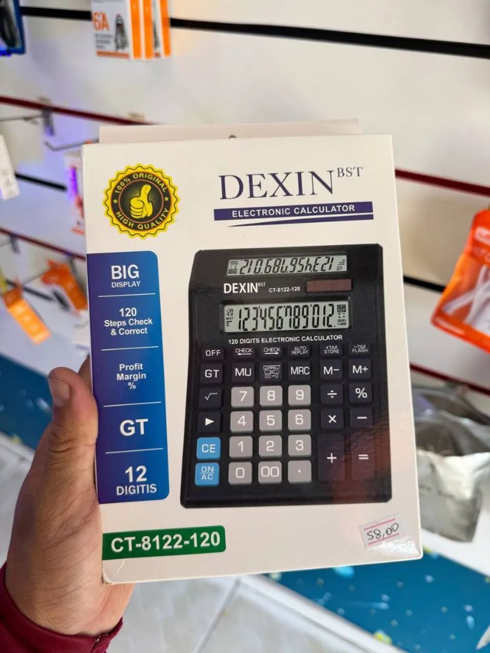 Calculadora para Comércio Visor Duplo