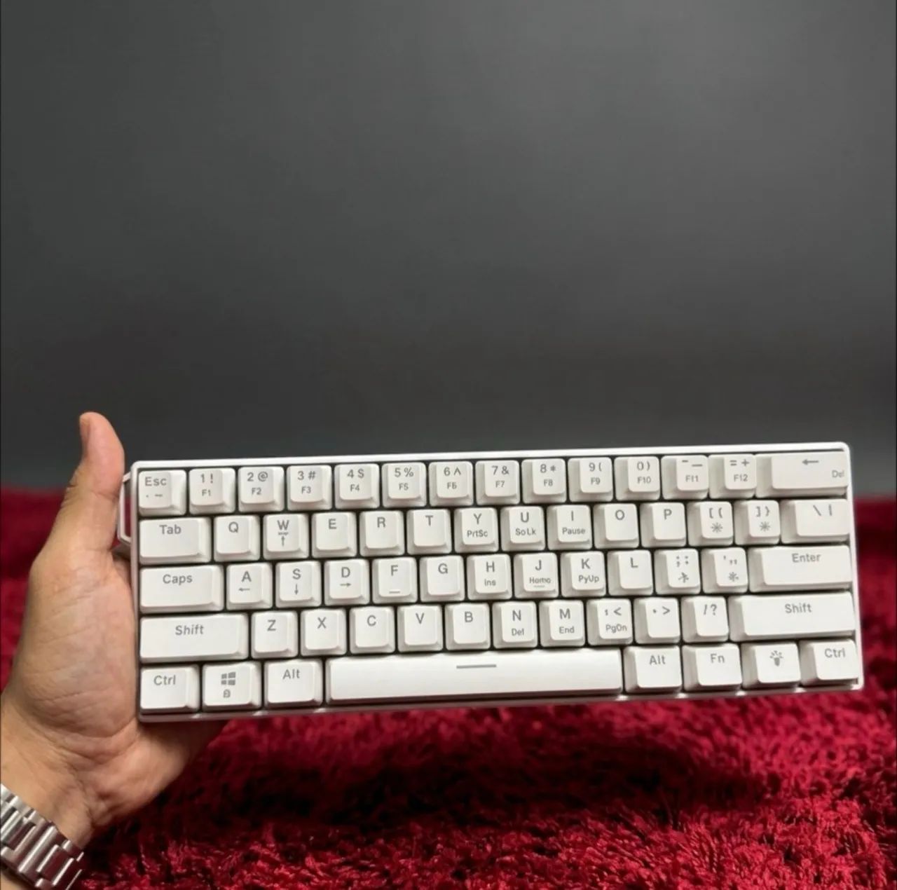Teclado Gamer AJAZZ NK61 BRANCO - Foto 2