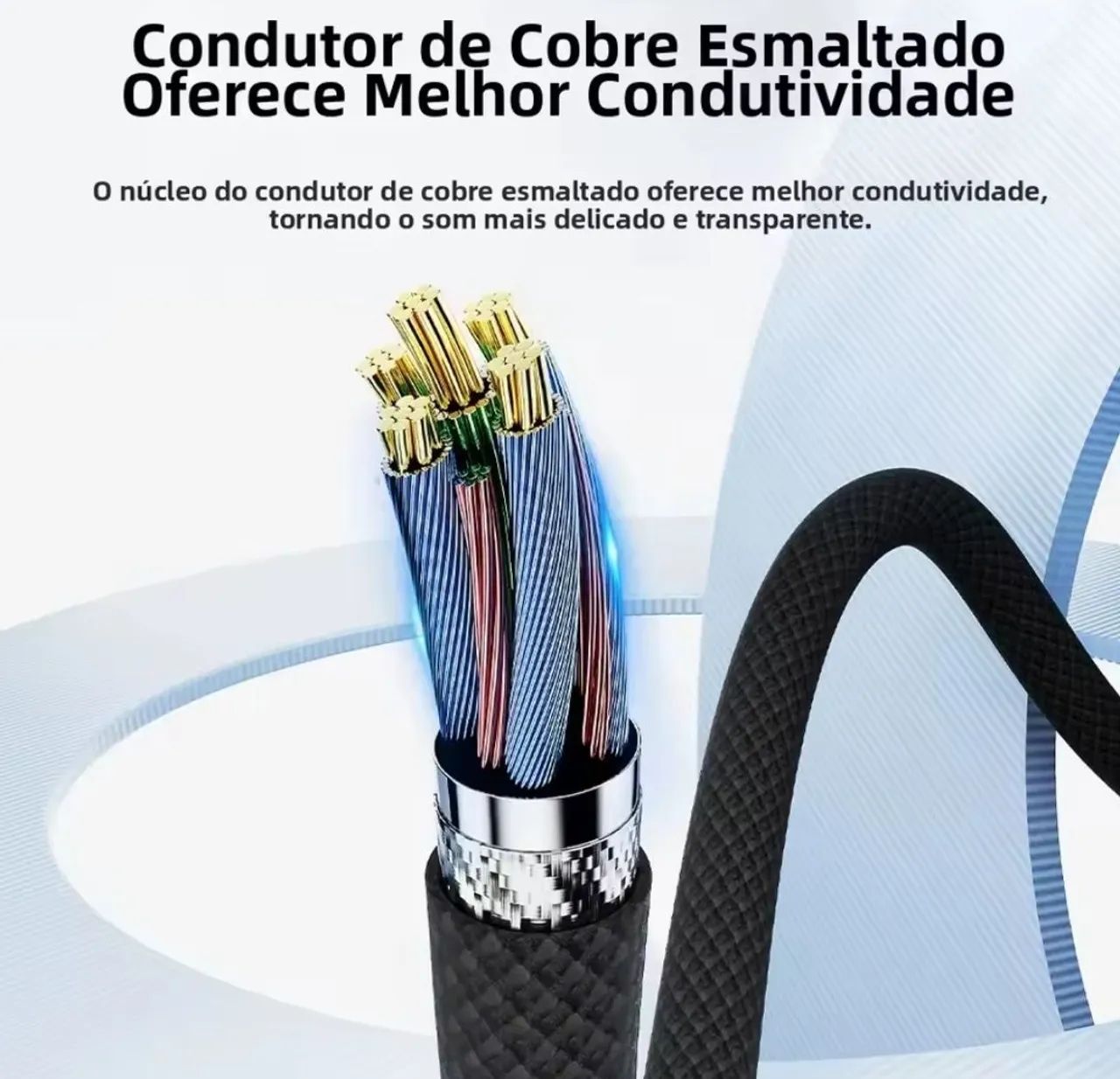 Adaptador de áudio Tipo C para 3,5mm Toocki - Foto 5