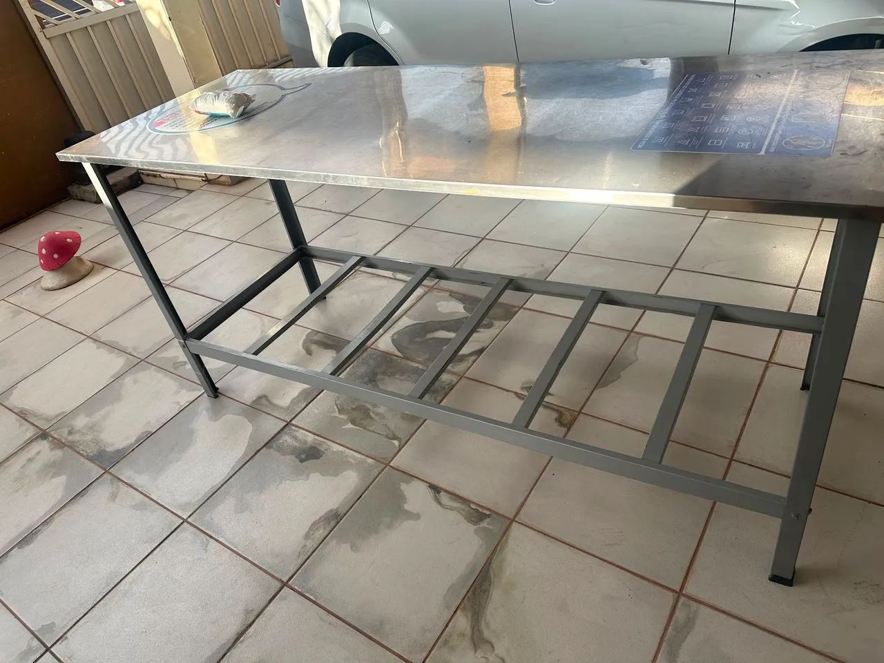 Mesa de separação  inox 