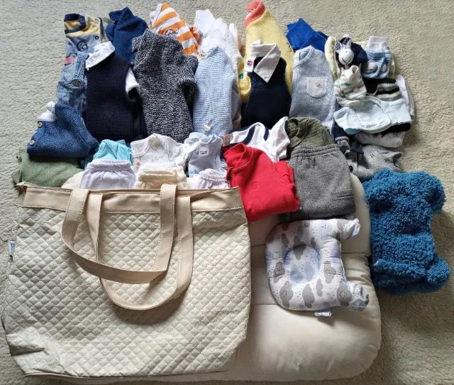 Lindo Lote de Roupas Para Bebê Menino - Tam: 1/4 Meses