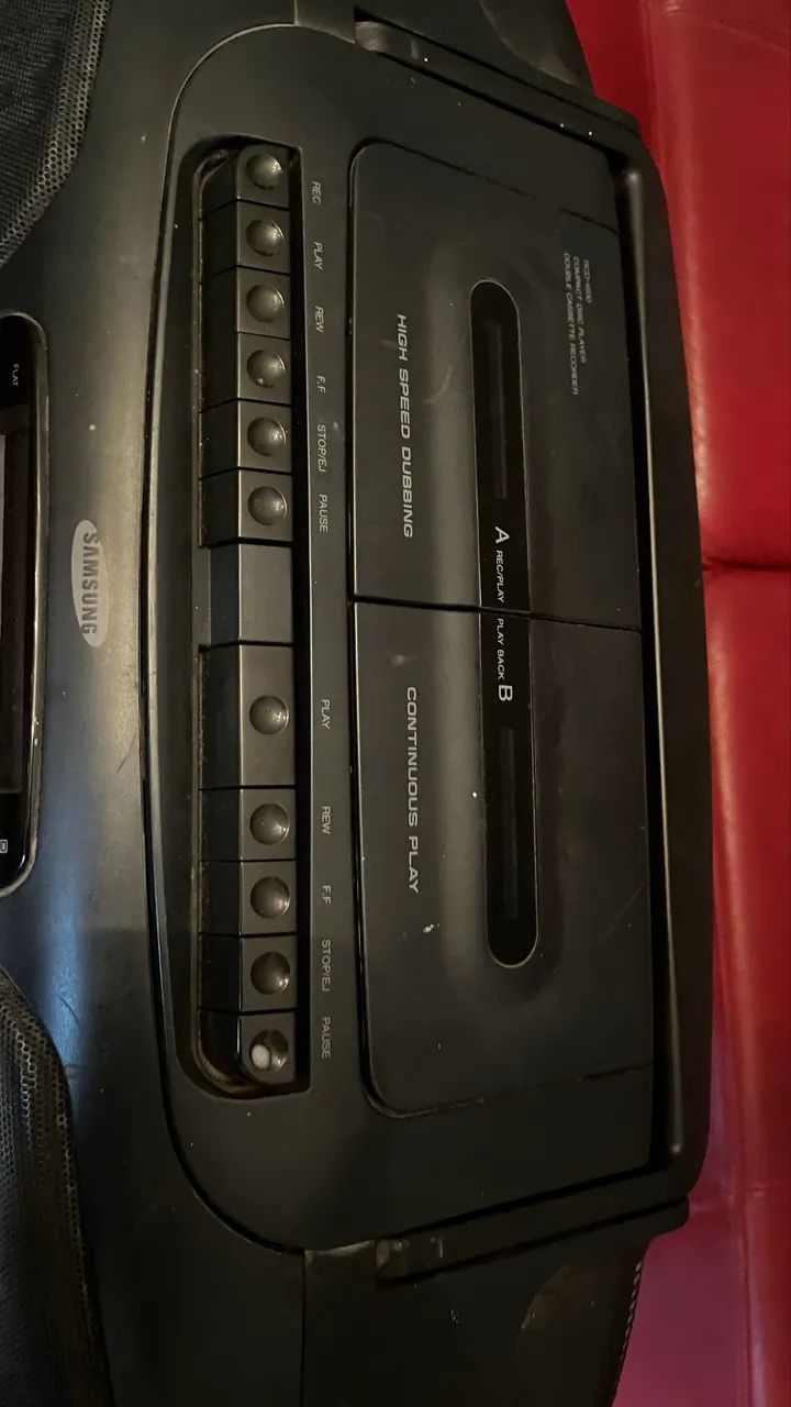 Rádio Samsung Microsystem Boombox Cd K7 Tape - Foto 3