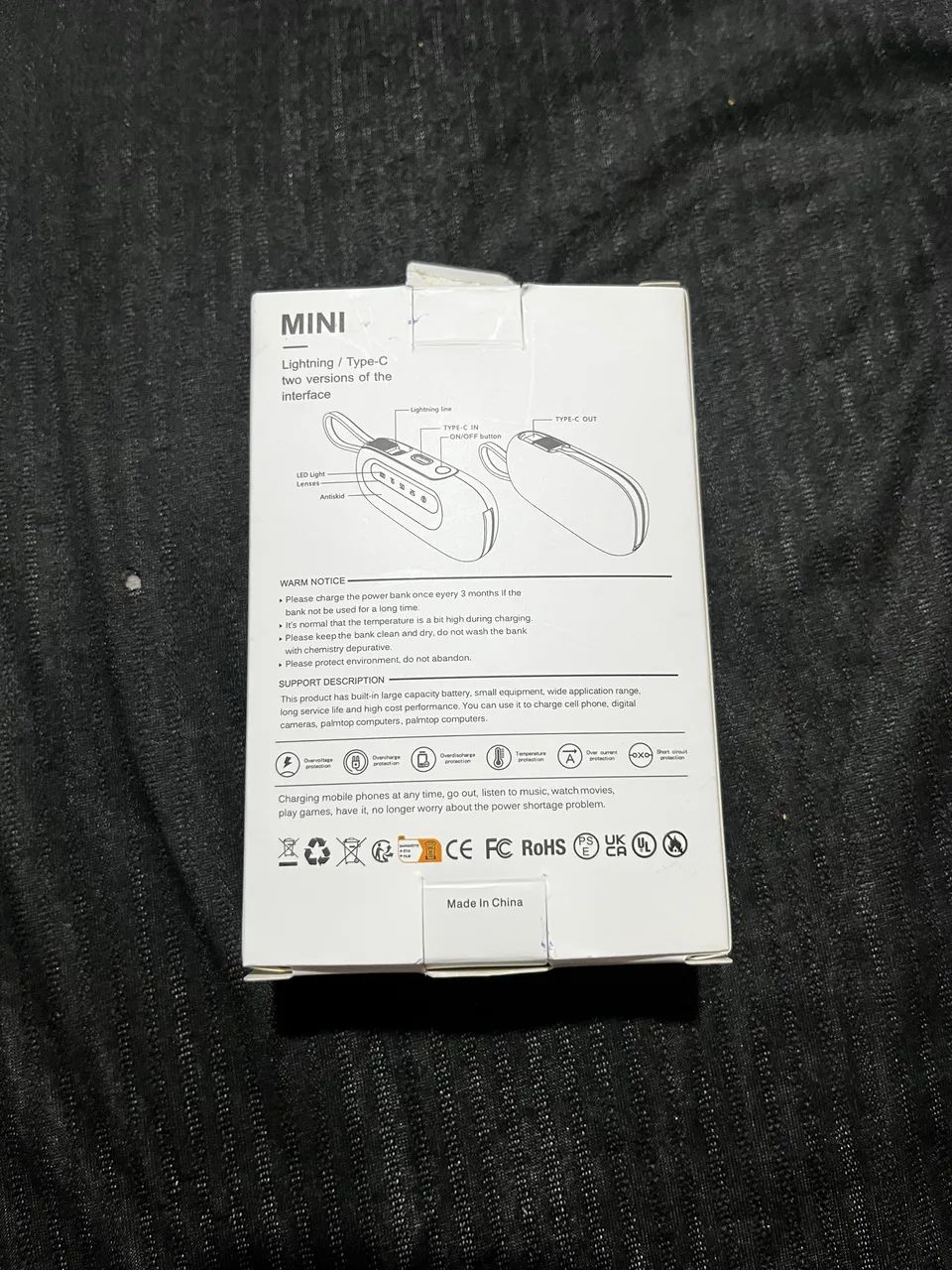  Power Bank 5000mAh PD 22.5W Turbo com Display Digital - Foto 5