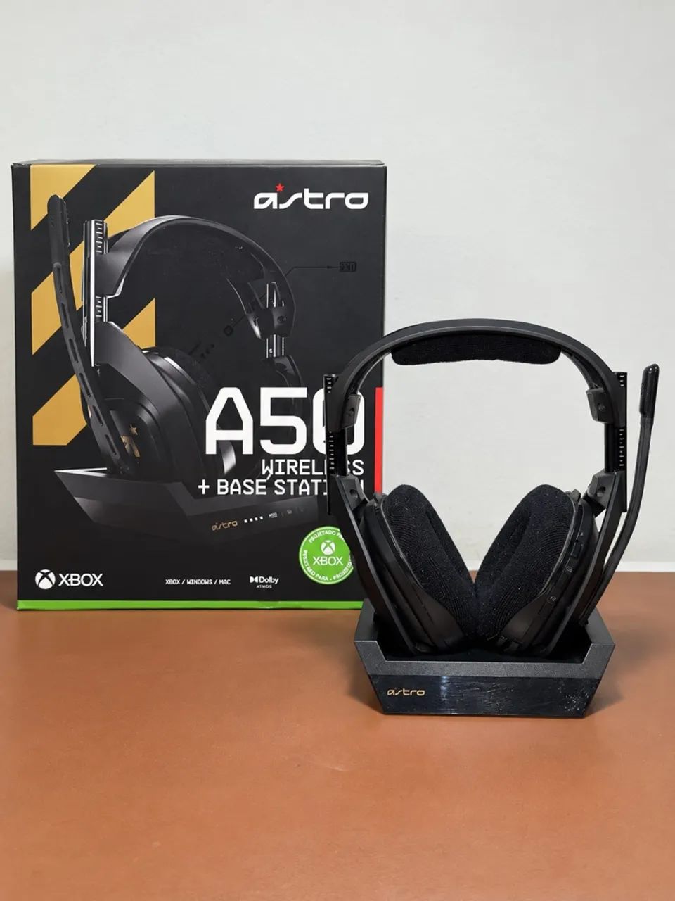 Headset Astro A50 sem fio Xbox/PC + base e caixa original