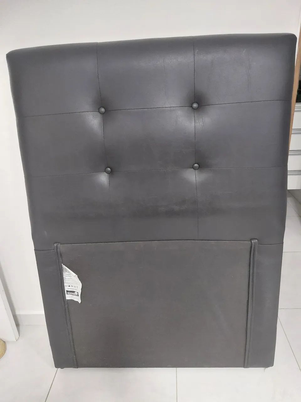 Cabeceira de cama solteiro 1.20 X 0.90 cm cor preta