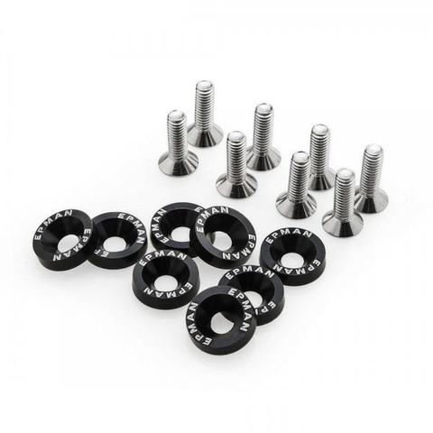 Kit De Arruela Billet Universal Com Parafuso M6 Epman - Nao enferruja - Foto 4
