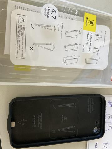 Case bateria Baseus para IPhone 7 ou iphone 8 brinde case motomo - Foto 2