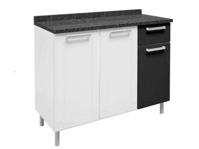 Balcão Múltipla com Tampo com 3 Portas e 1 Gaveta - Bertolini (Em Até 12 X Sem Juros)