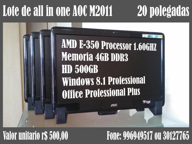 Lote de all in one AOC M2011 - Foto 2