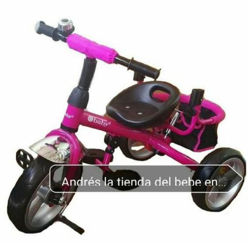 Triciclo Importado Premium 3 em 1: Carrinho de passeio, Triciclo e Bicicleta eBaby - Foto 4