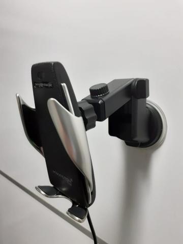Suporte celular c/ carregador wireless novo lacrado - Aceito Cartão!! - Foto 5