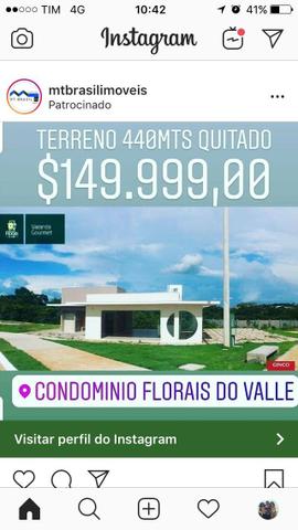 Lote condomínio florais do valle quitado