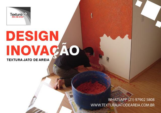 Trabalhamos com textura jato de areia
