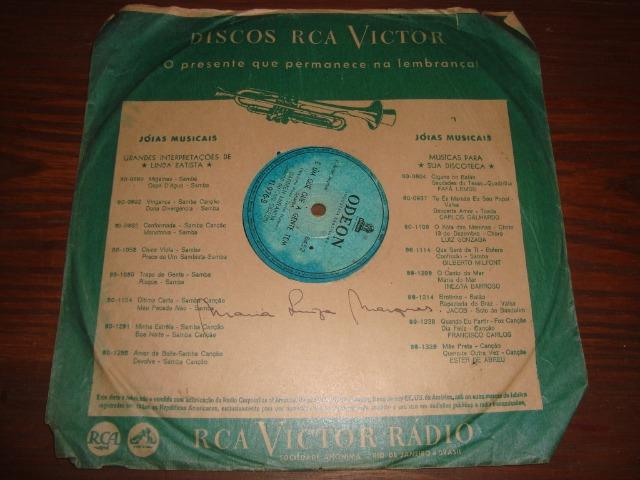 Carmem Miranda, Preço para Lote com 5 discos 78 rpm de 10 pol - Foto 2