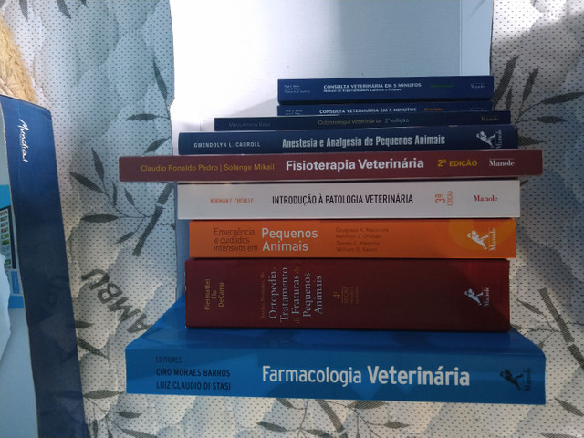 Livros de Veterinária. Coleção completa.