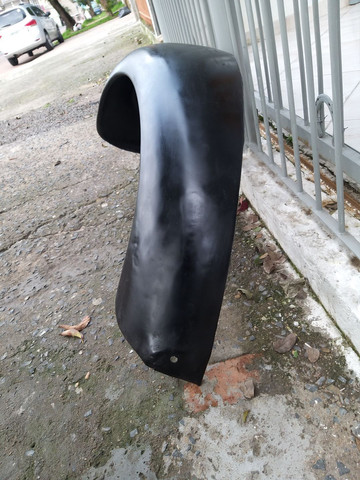 Paralamas olho de boi antigo, um fibra fusca - Foto 6