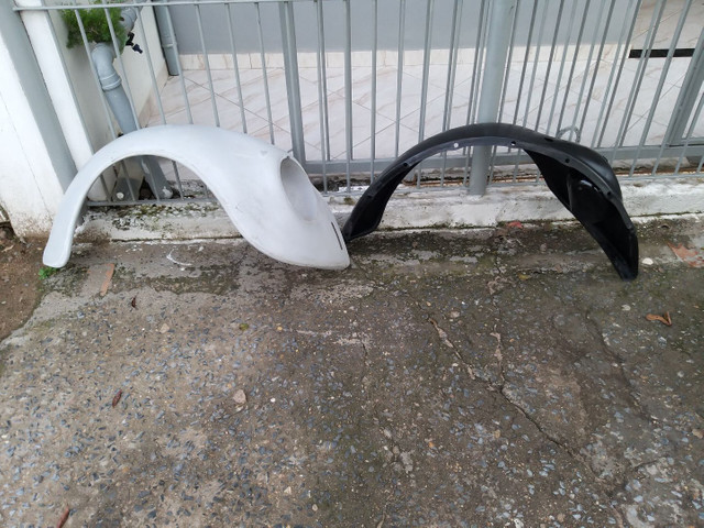 Paralamas olho de boi antigo, um fibra fusca - Foto 4