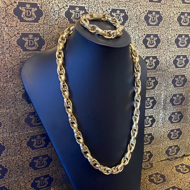 Conjunto em ouro 18 k 80 gramas - Foto 4